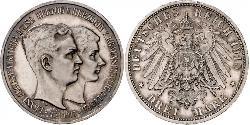3 Марка Брауншвейг (герцогство) (1815 - 1918) Серебро Эрнст Август Брауншвейгский (1887 - 1953)