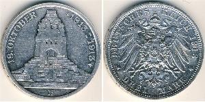 3 Марка Германия Серебро 
