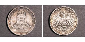3 Марка Германия Серебро 