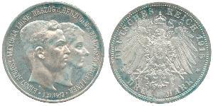 3 Марка null Срібло Ernest Augustus, Duke of Brunswick (1887 - 1953)