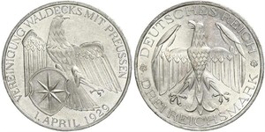3 Марка Веймарська республіка (1918-1933) Срібло 