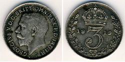 3 Пенни Великобритания  Серебро 