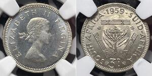 3 Пенни Южно-Африканская Республика Серебро Елизавета II (1926-2022)