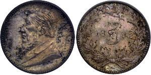 3 Пені Південно-Африканська Республіка Срібло Поль Крюгер (1825 - 1904)