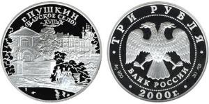 3 Рубль Російська Федерація (1991 - ) Срібло 