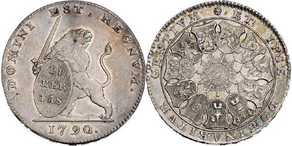 3 Флорин Австрийские Нидерланды (1713-1795) Серебро 