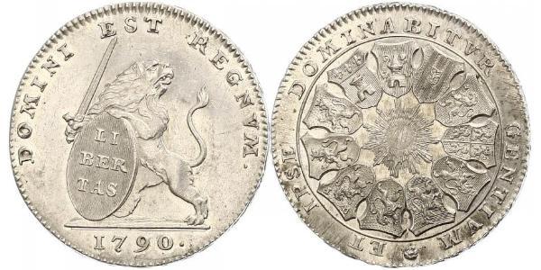 3 Флорин Австрийские Нидерланды (1713-1795) Серебро 