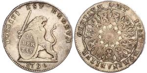 3 Флорін Австрійські Нідерланди (1713-1795) Срібло 