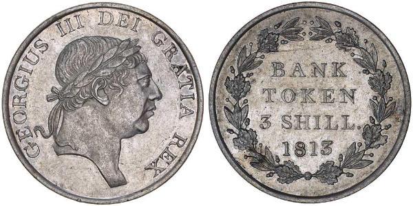 3 Шиллинг Великобритания  Серебро Георг III (1738-1820)