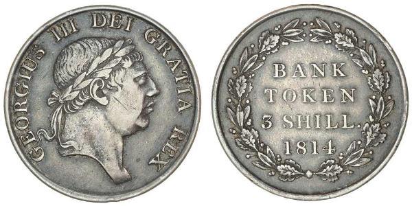 3 Шиллинг Великобритания  Серебро Георг III (1738-1820)