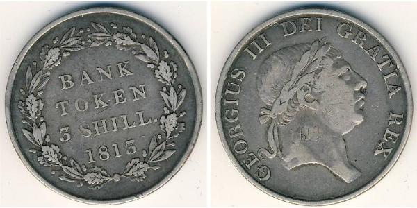 3 Шилінг Велика Британія  Срібло Георг III (1738-1820)