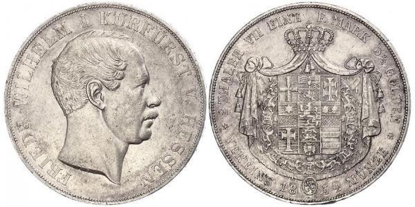 3½ Гульден / 2 Талер Великое герцогство Гессен (1806 - 1918) Срібло Frederick William, Elector of Hesse (1802 - 1875)