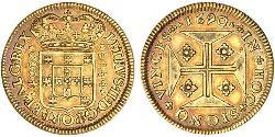 4000 Reis Kingdom of Portugal (1139-1910) Gold 