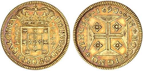 4000 Reis Kingdom of Portugal (1139-1910) Gold 