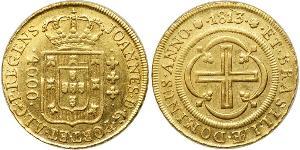 4000 Reis Brésil Or Jean VI de Portugal (1767-1826)