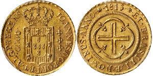 4000 Reis Brésil Or Jean VI de Portugal (1767-1826)