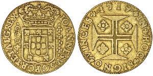 4000 Reis Royaume de Portugal (1139-1910) Or Jean V de Portugal (1689-1750)