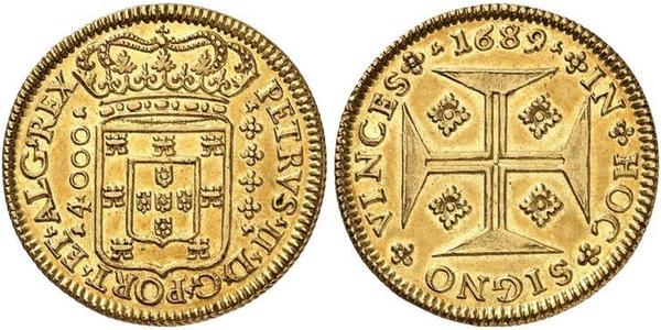 4000 Reis Royaume de Portugal (1139-1910) Or 