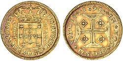 4000 Reis Reino de Portugal (1139-1910) Oro 