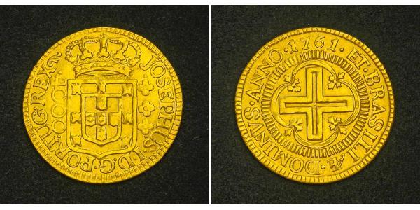 4000 Reis 巴西 金 Joseph I of Portugal (1714-1777)