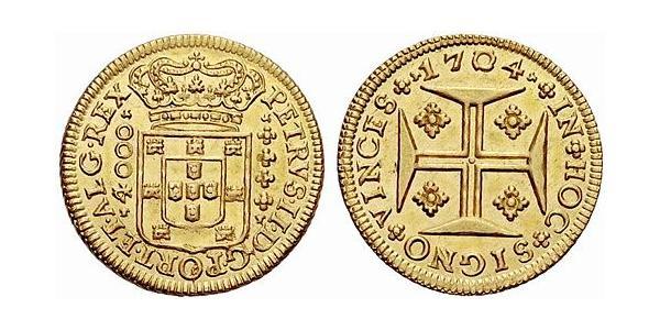 4000 Reis 葡萄牙王國 (1139 - 1910) 金 