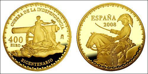 400 Euro Reino de España (1976 - ) Gold 
