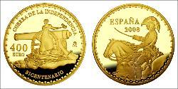 400 Euro Regno di Spagna (1976 - ) Oro 