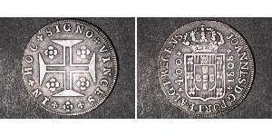 400 Reis Regno del Portogallo (1139-1910) Argento 