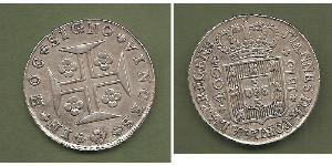 400 Reis Regno del Portogallo (1139-1910) Argento 