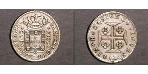 400 Reis Regno del Portogallo (1139-1910) Argento 