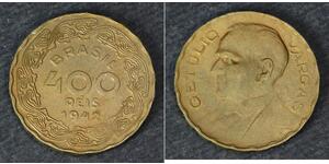 400 Reis Brésil Cuivre/Nickel 