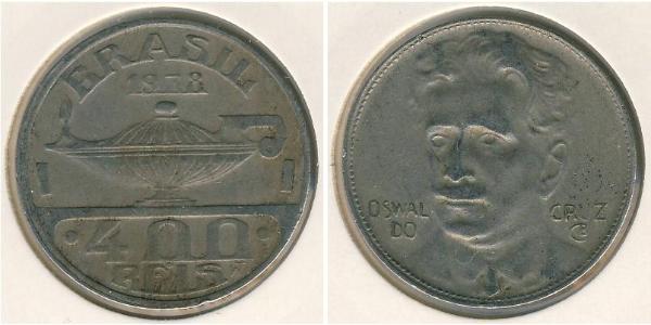 400 Reis Brésil Cuivre/Nickel 