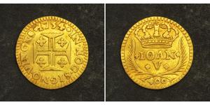 400 Reis Kingdom of Portugal (1139-1910) Gold Johann V. von Portugal (1689-1750)