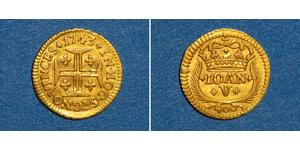 400 Reis Kingdom of Portugal (1139-1910) Gold Johann V. von Portugal (1689-1750)