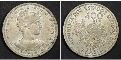400 Reis Brasilien Kupfer/Nickel 