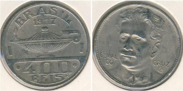 400 Reis Brasilien Kupfer/Nickel 
