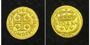 400 Reis Royaume de Portugal (1139-1910) Or Jean V de Portugal (1689-1750)