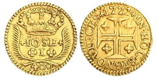 400 Reis Regno del Portogallo (1139-1910) Oro 