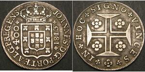 400 Reis 葡萄牙王國 (1139 - 1910) 銀 