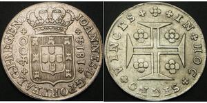 400 Reis 葡萄牙王國 (1139 - 1910) 銀 
