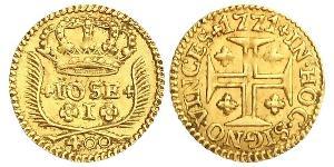 400 Рейс Королівство Португалія (1139-1910) Золото 
