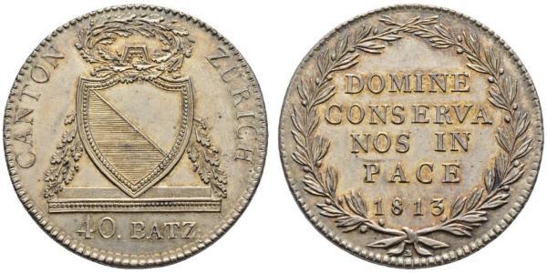40 Batz Switzerland Silver 