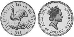 40 Dollaro Australia (1939 - ) Palladium Elisabetta II (1926-2022)