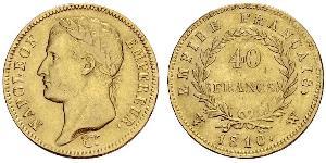 40 Franc Erstes Kaiserreich (1804-1814) Gold Napoleon Bonaparte(1769 - 1821)