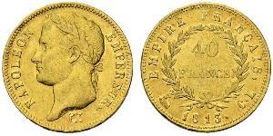 40 Franc Erstes Kaiserreich (1804-1814) Gold Napoleon Bonaparte(1769 - 1821)