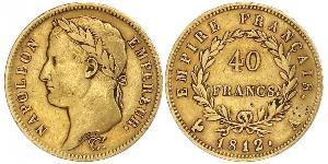 40 Franc First French Empire (1804-1814) Gold Napoleon (1769 - 1821)