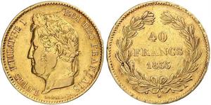 40 Franc Julimonarchie (1830-1848) Gold Louis-Philippe I (1773 -1850)