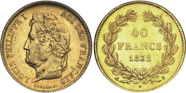 40 Franc Julimonarchie (1830-1848) Gold Louis-Philippe I (1773 -1850)