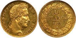 40 Franc Belgio Oro Leopoldo I del Belgio (1790-1865)
