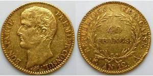 40 Franc Francia Oro 